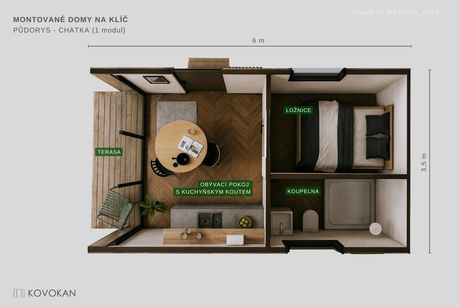 Prodej chata - Ústupky, Seč, 21 m²