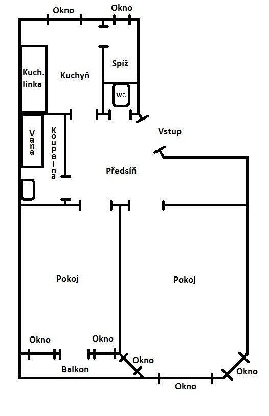 Byt 2+1 · 63 m² · Jankovcova, Teplice - Teplice, Ústecký kraj - 3