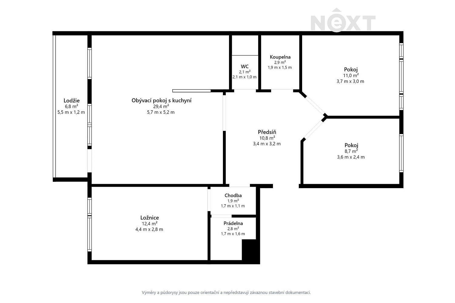 Byt 4+kk · 82 m² · Nymburk, Středočeský kraj - 3