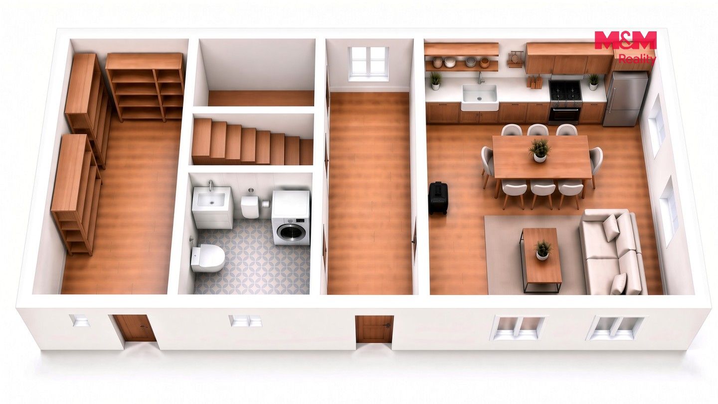 Chalupy, Velké Svatoňovice, 79 m² - 2