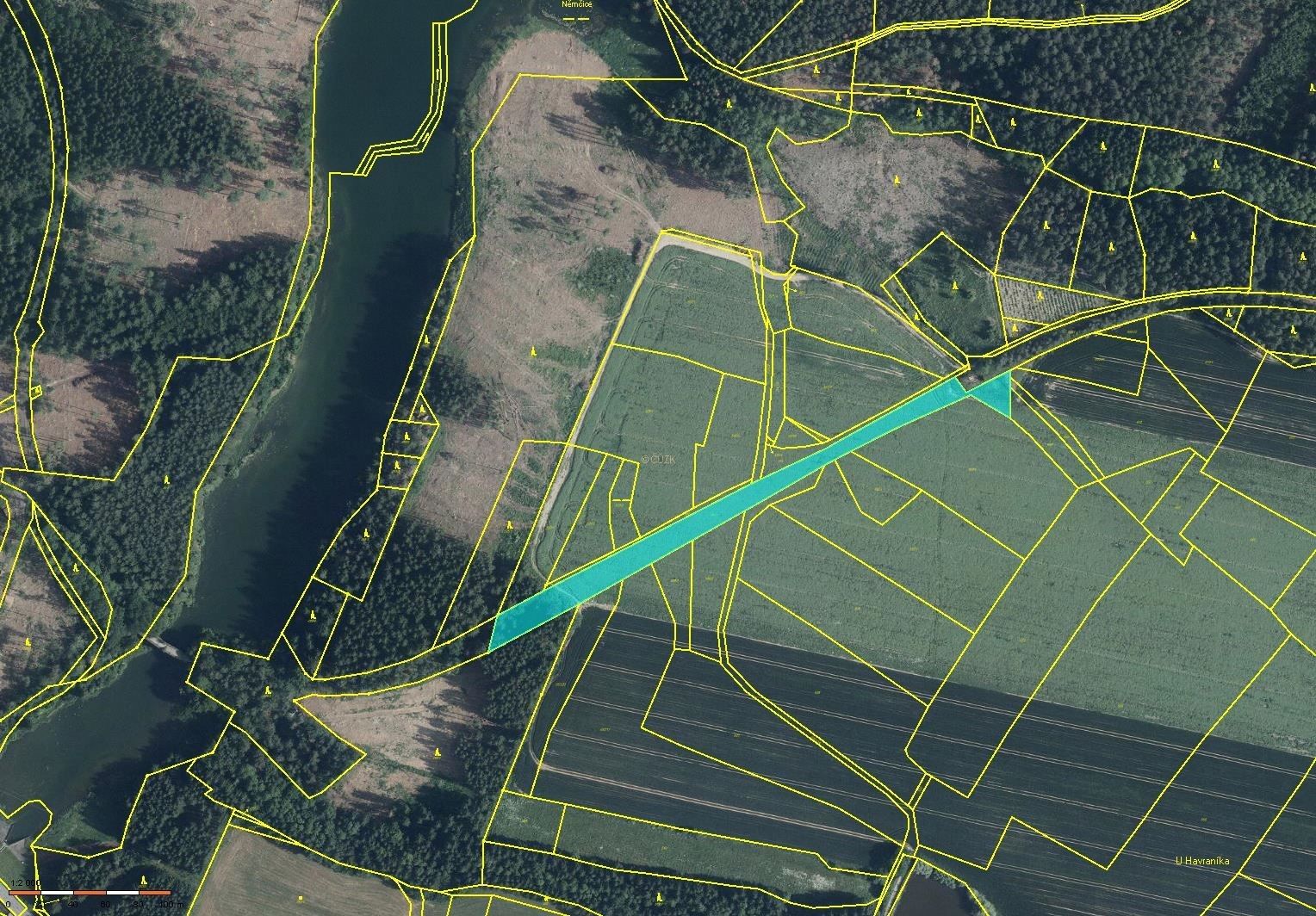 Zemědělské pozemky, Němčice, Loket, 4 717 m² - 1