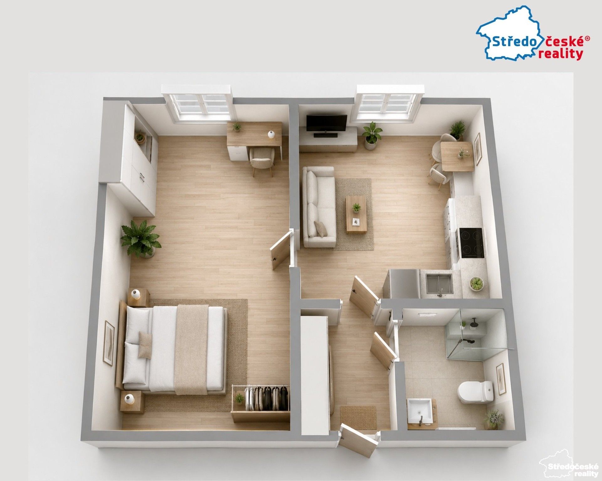 2+kk, Mládežnická, Mšené-lázně, 56 m² - 2