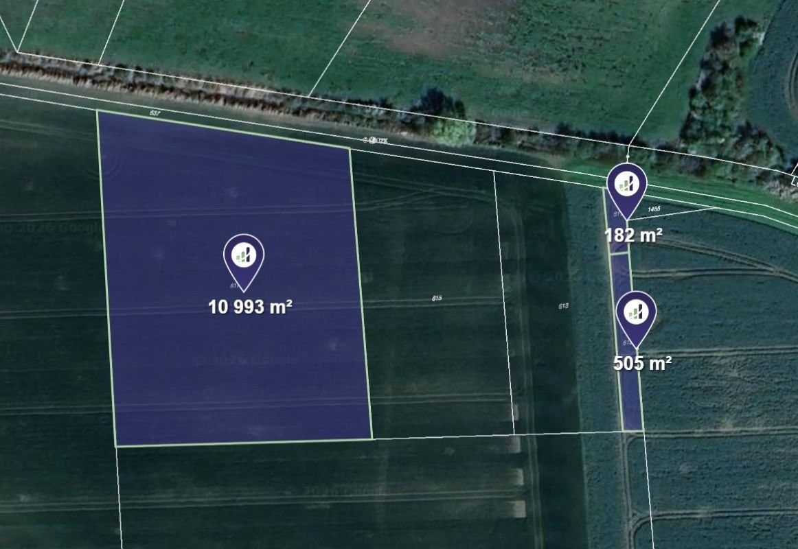 Zemědělský pozemek, 1 632 m²