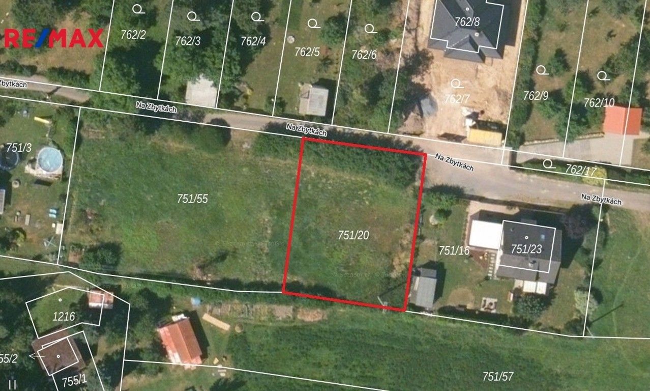 Pozemky pro bydlení, Na Zbytkách, Štěnovice, 673 m²