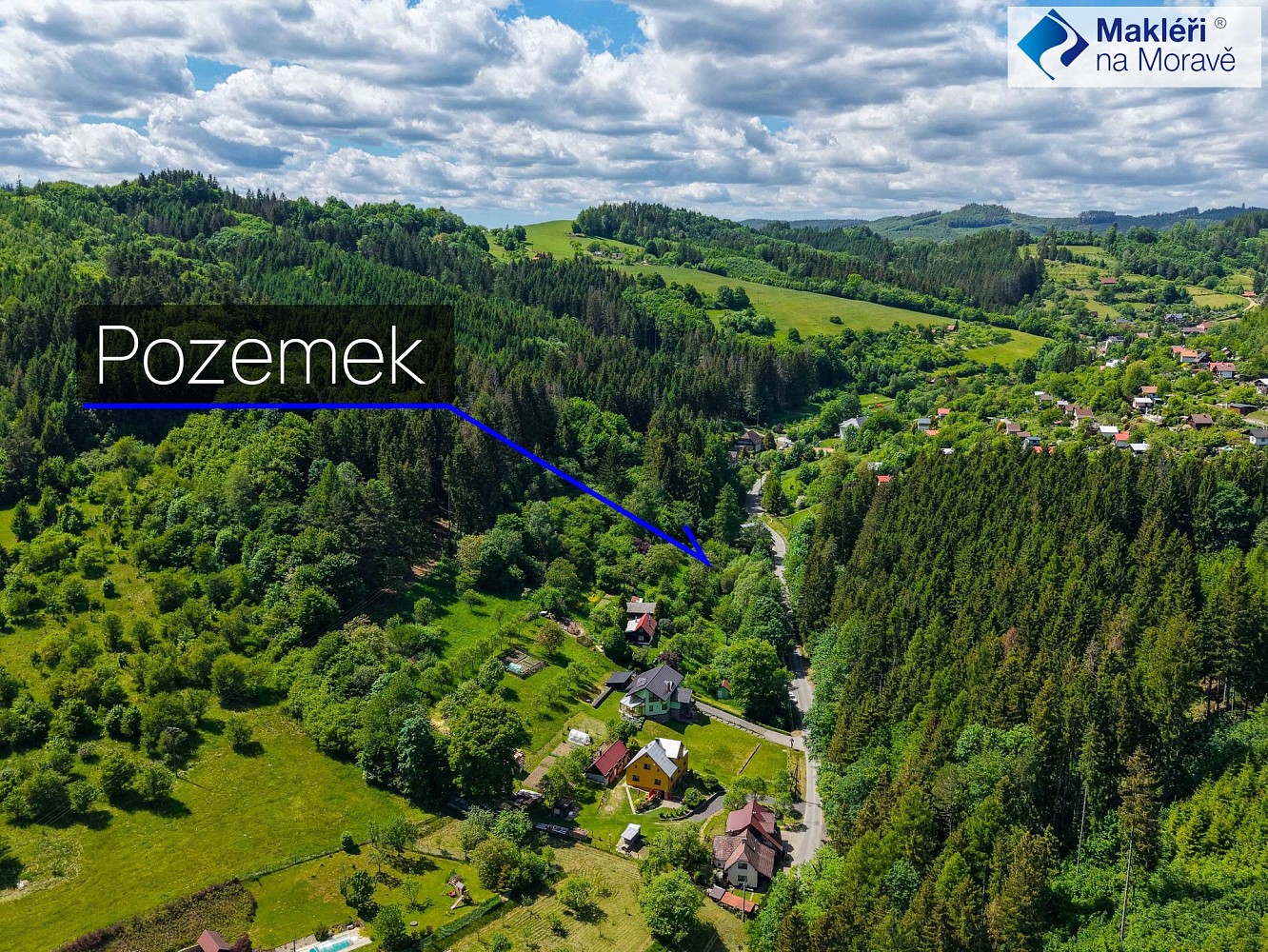 Pozemky pro bydlení, Janišov, Vsetín - Rokytnice
