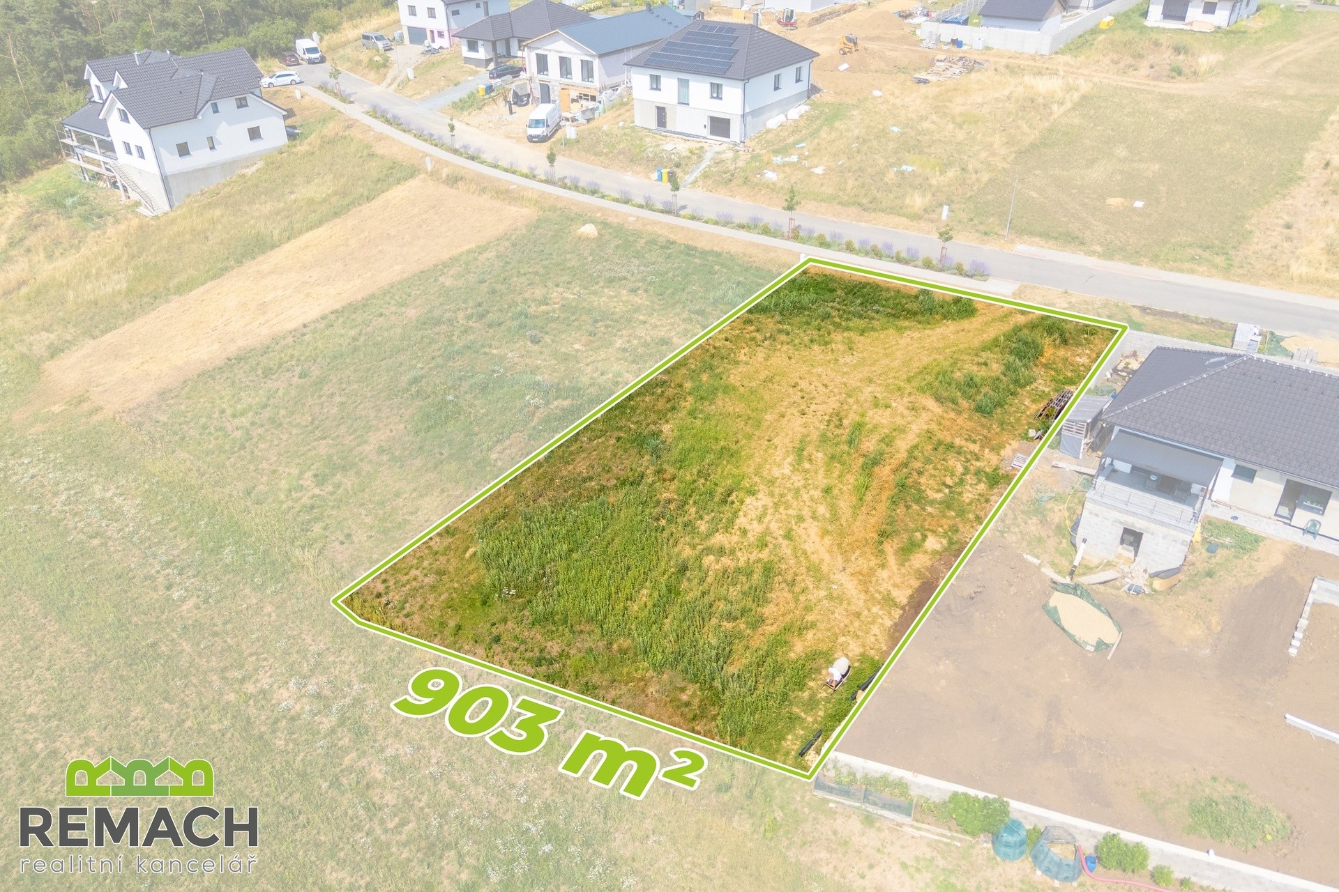 Pozemek pro bydlení · 902 m² · Ořechov - 3