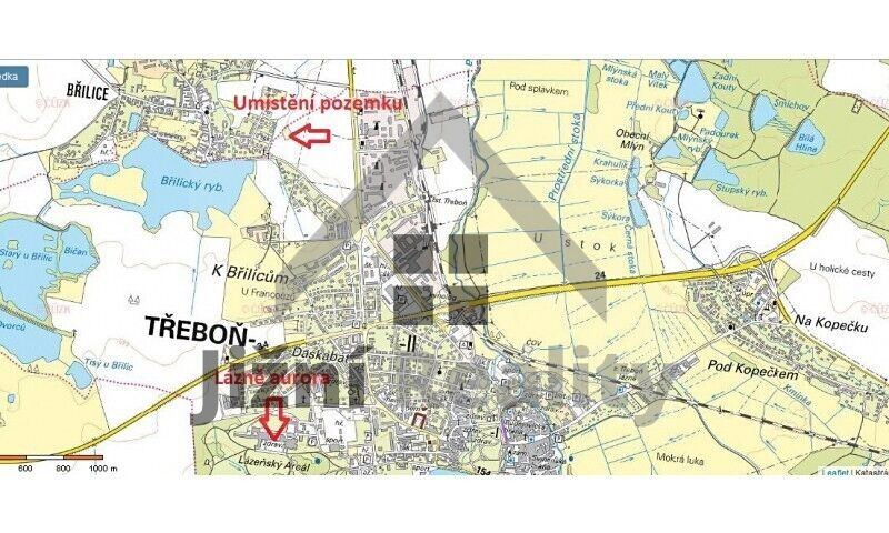 Pozemek pro bydlení · 4 326 m² · Třeboň II - 3