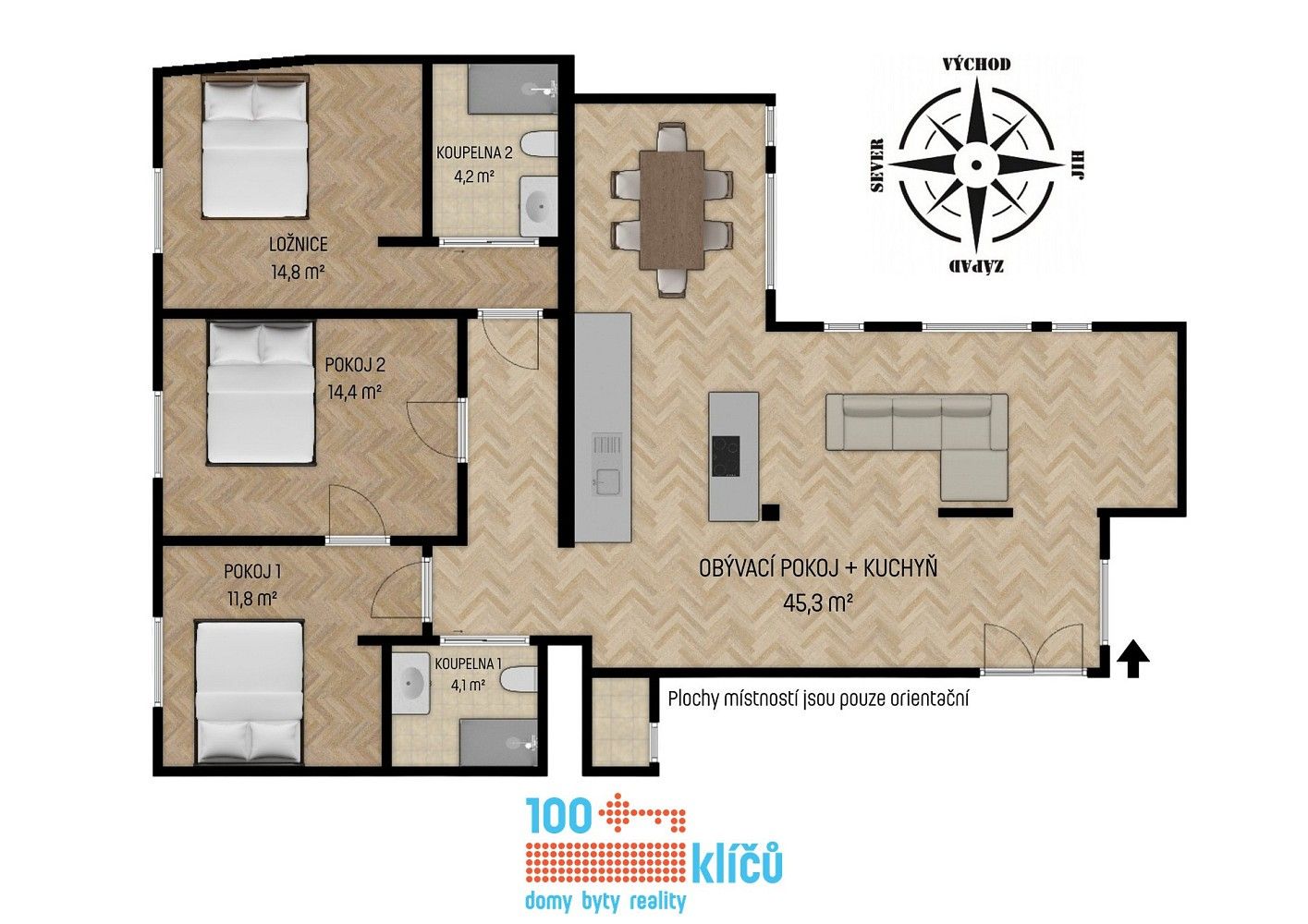 4+kk, Praha - Nové Město, okres Praha 1, Hlavní město Praha, 103 m² - 2