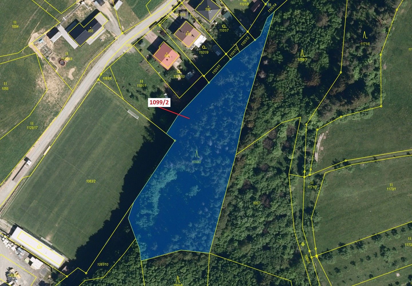 Prodej les - Trnava, okres Zlín, Zlínský kraj - 2