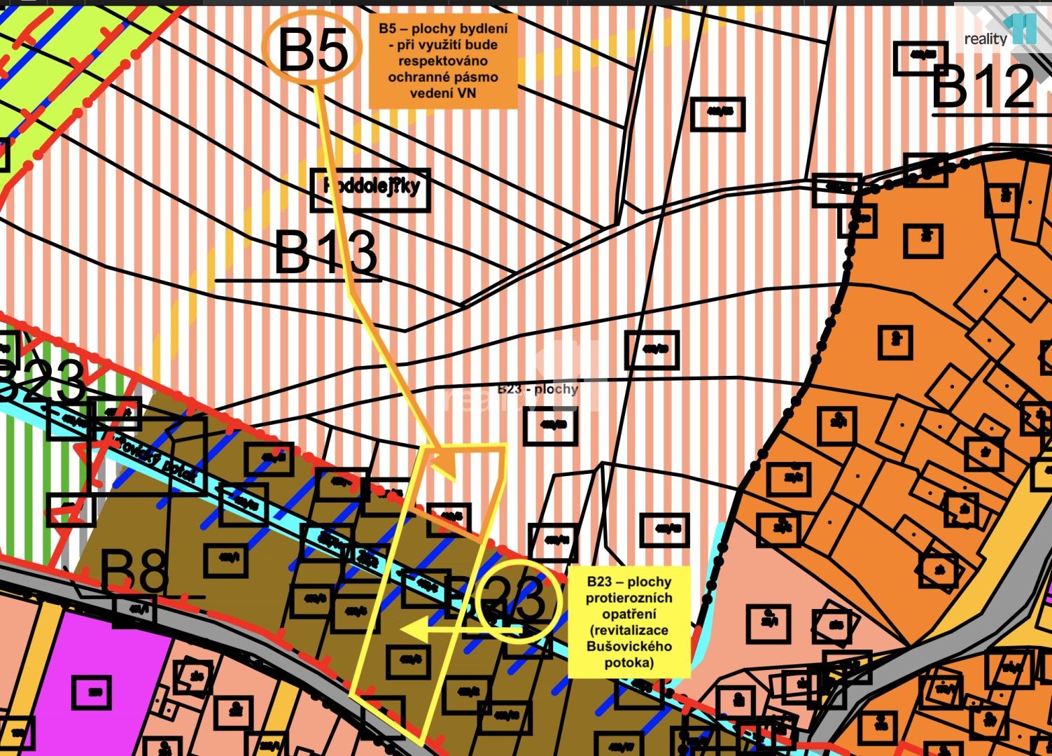Pozemky pro bydlení, Bušovice, 3 737 m²