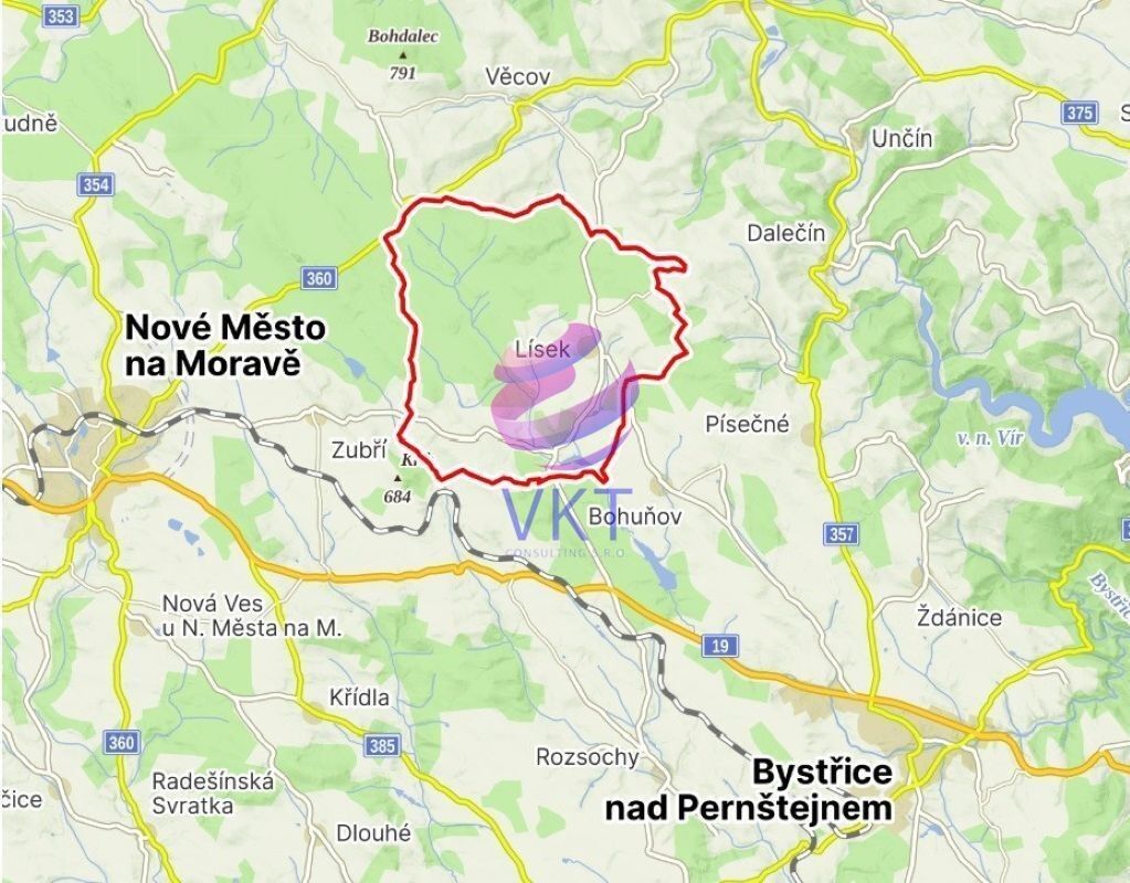 Prodej louka - Vojtěchov, Lísek, 15 m²