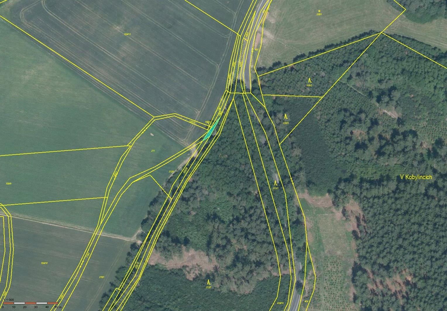 Zemědělské pozemky, Křištín, Klatovy, 2 509 m² - 2