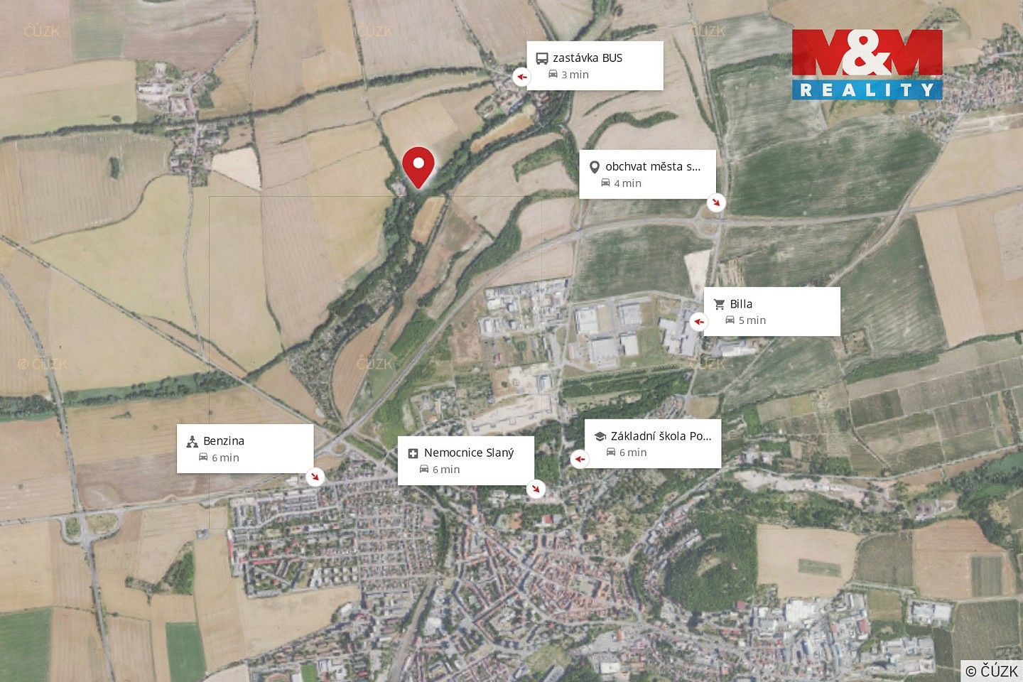 Pozemek pro bydlení · Slaný - Otruby, okres Kladno, Středočeský kraj - 4