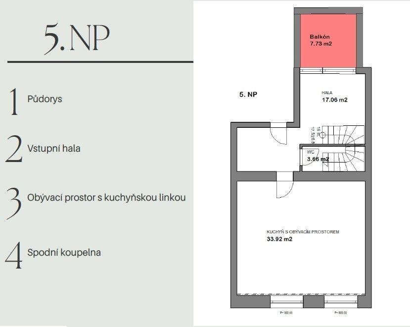 4+kk, Balcarova, Ostrava - Moravská Ostrava, Moravskoslezský kraj, 120 m² - 2