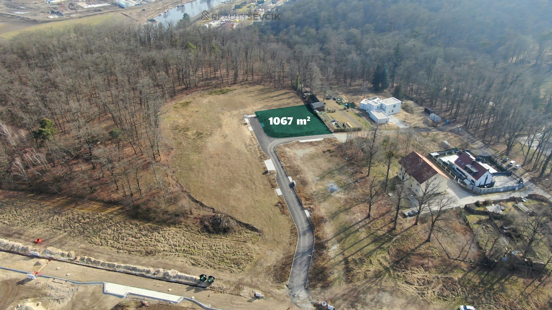 Pozemek pro bydlení · 1 067 m² · Lesní, Hluboká nad Vltavou - 4