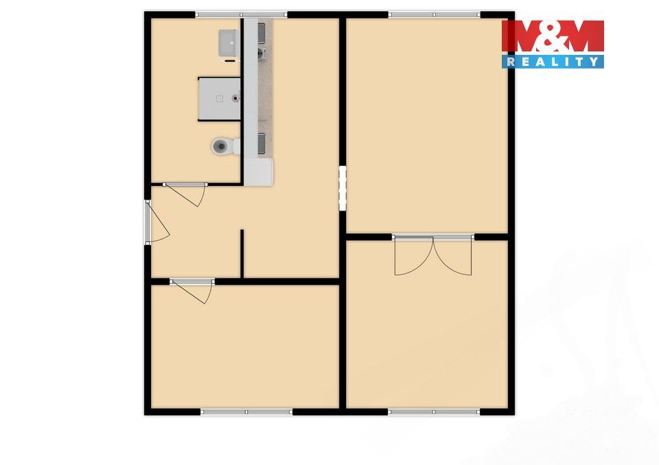 Byt 3+1 · 66 m² · Školní, Klášterec nad Ohří - 4