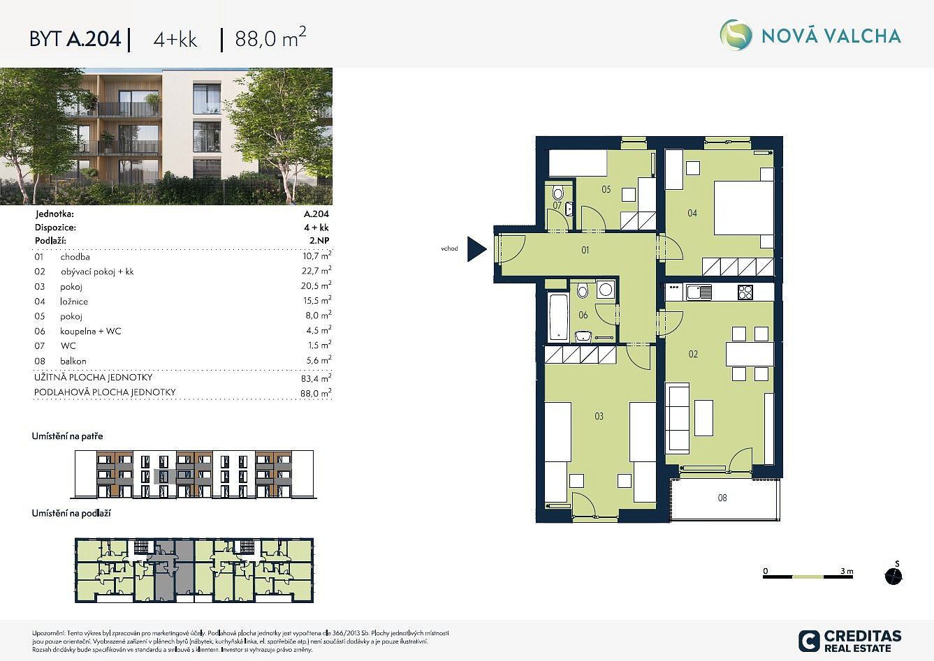 Prodej byt 4+kk - Plzeň, okres Plzeň-město, Plzeňský kraj, 84 m² - 5
