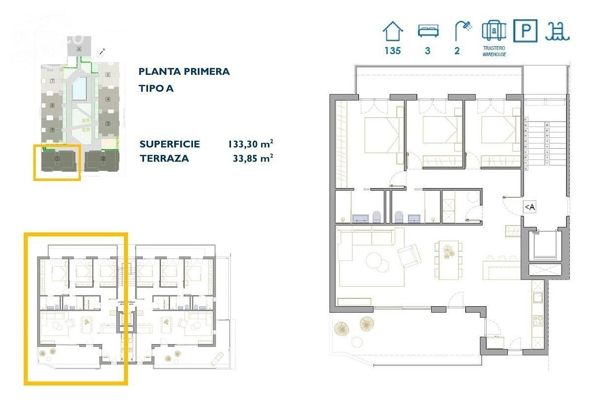 Prodej byt 4+kk - San Pedro del Pinatar, Murcia, Španělsko, 133 m² - 5