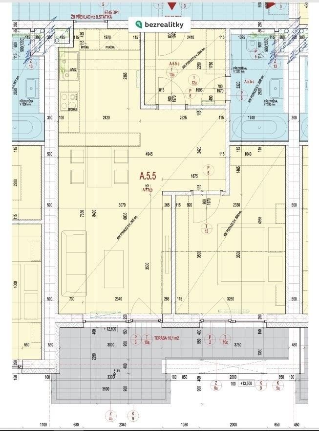 Prodej byt 2+kk - Řípská 1457, Brno, 55 m²
