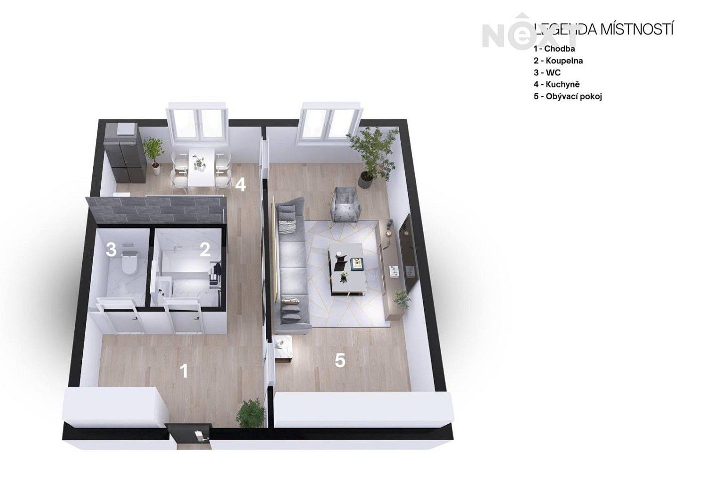 1+1, Havířov - Podlesí, okres Karviná, Moravskoslezský kraj, 35 m² - 2