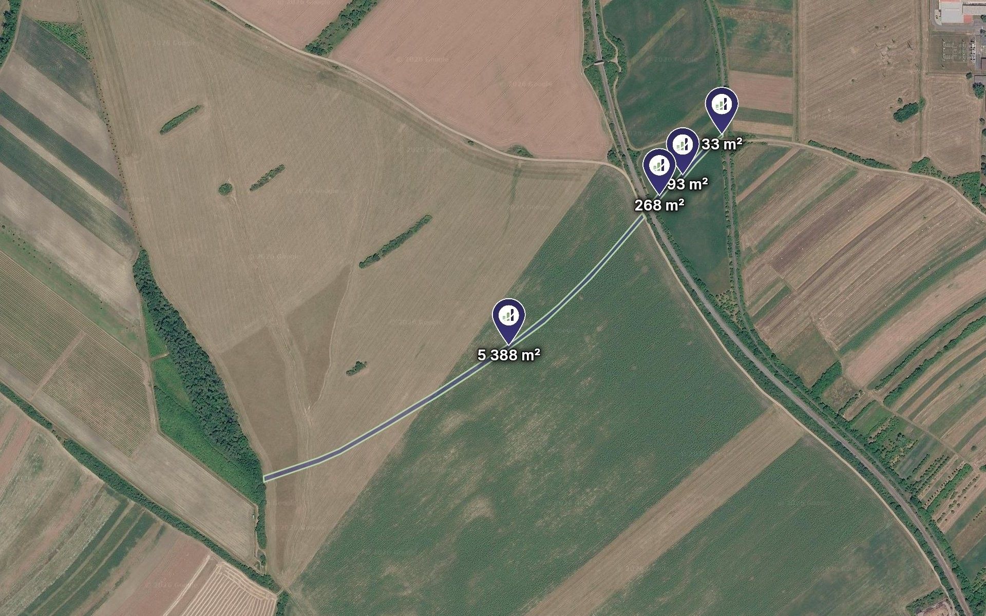 Zemědělské pozemky, Velká nad Veličkou, 6 382 m²