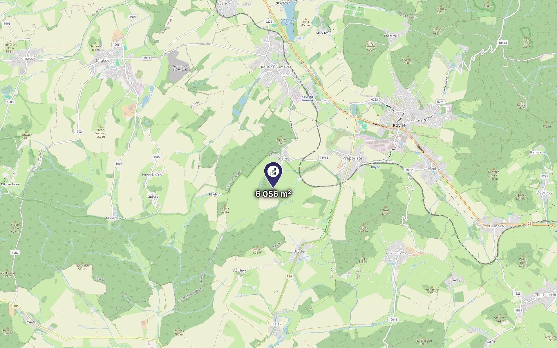 Louka · 3 028 m² · Kdyně - 3
