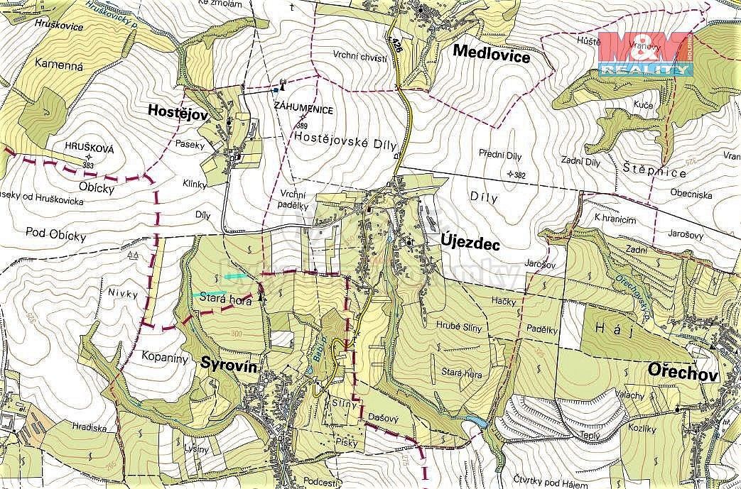 Prodej zemědělský pozemek - Hostějov, okres Uherské Hradiště, Zlínský kraj - 5