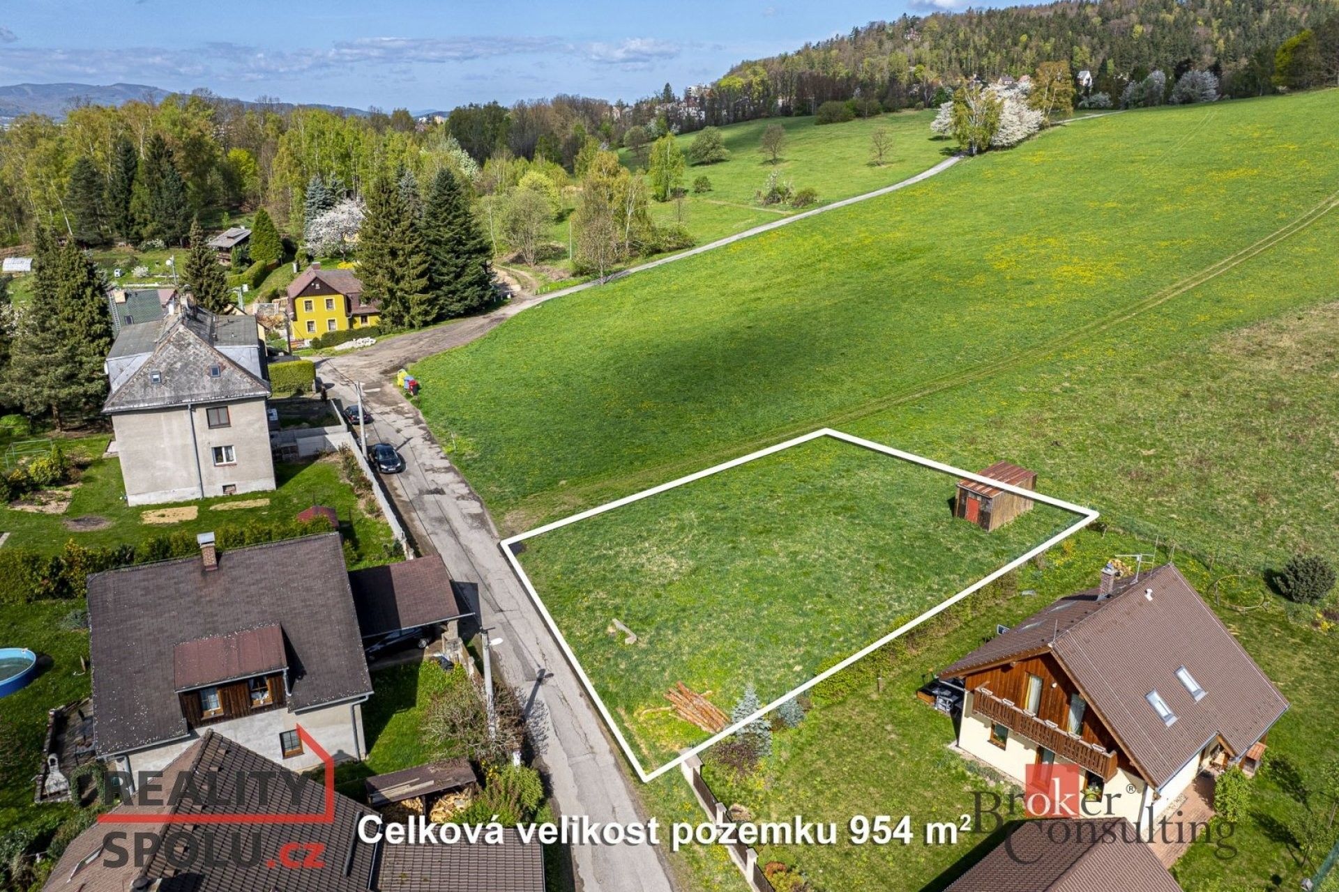 Pozemky pro bydlení, Liberec, 954 m²