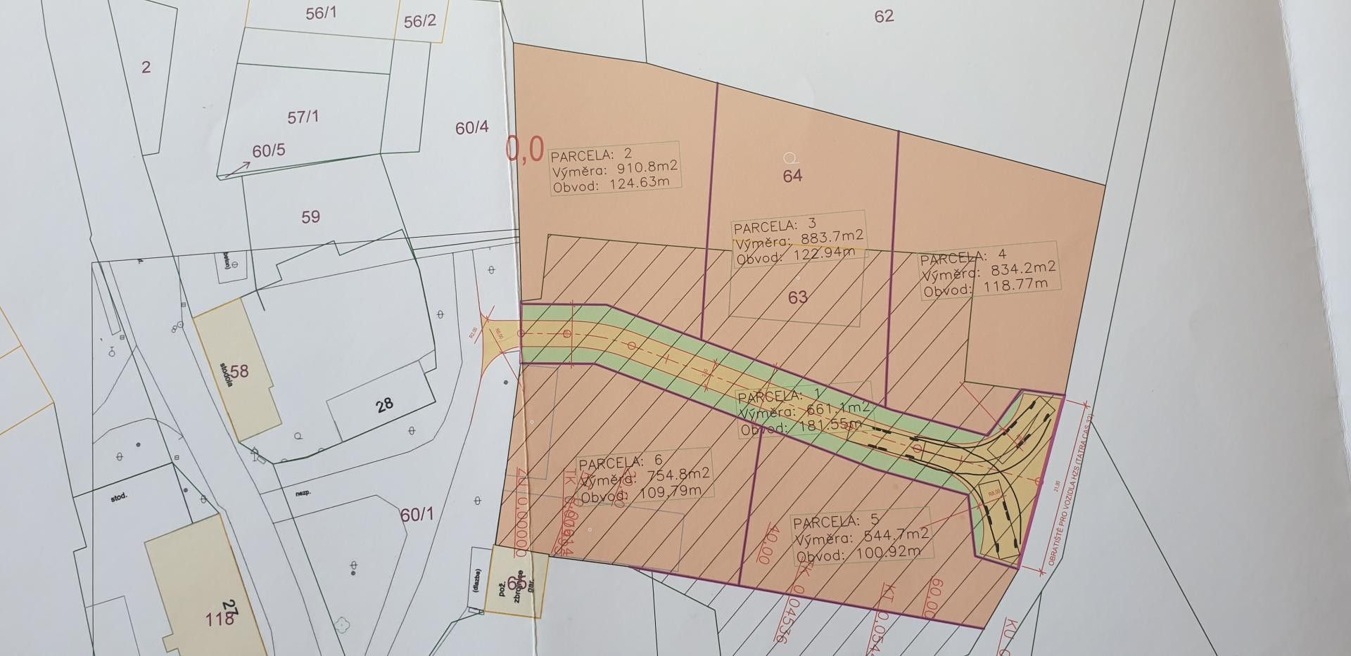 Pozemky pro bydlení, Vlčkovice, Praskačka, 4 547 m²