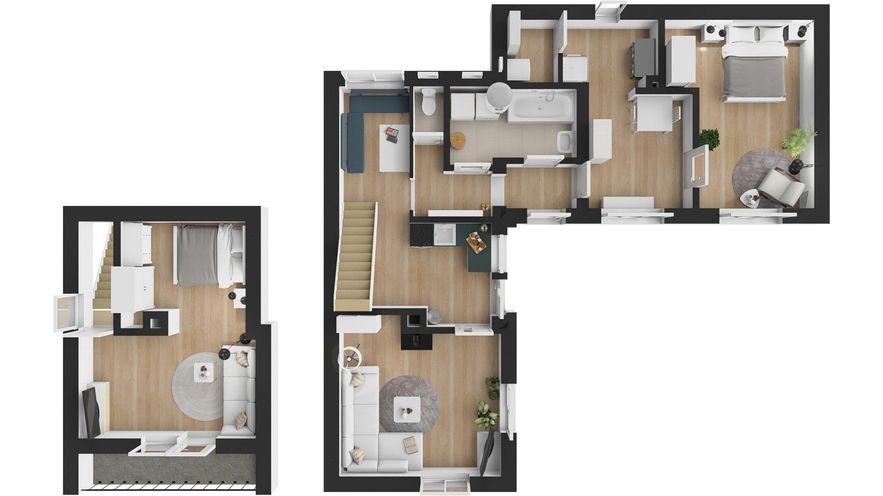 Rodinné domy, Hlasivo - Rašovice, okres Tábor, 80 m² - 2