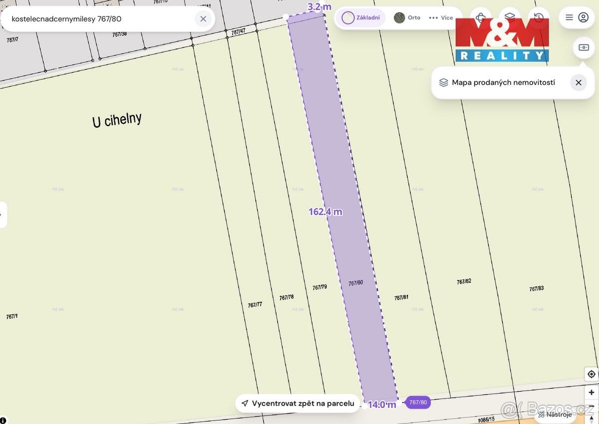 Prodej pozemek pro bydlení - Kostelec nad Černými Lesy, 281 63