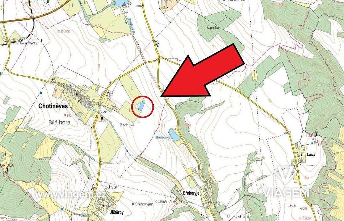 Zemědělský pozemek, 2 796 m²
