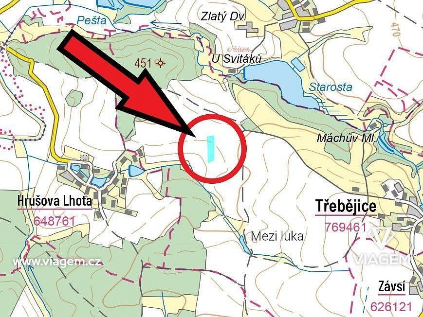 Zemědělské pozemky, Třebějice, okres Tábor, Jihočeský kraj - 2