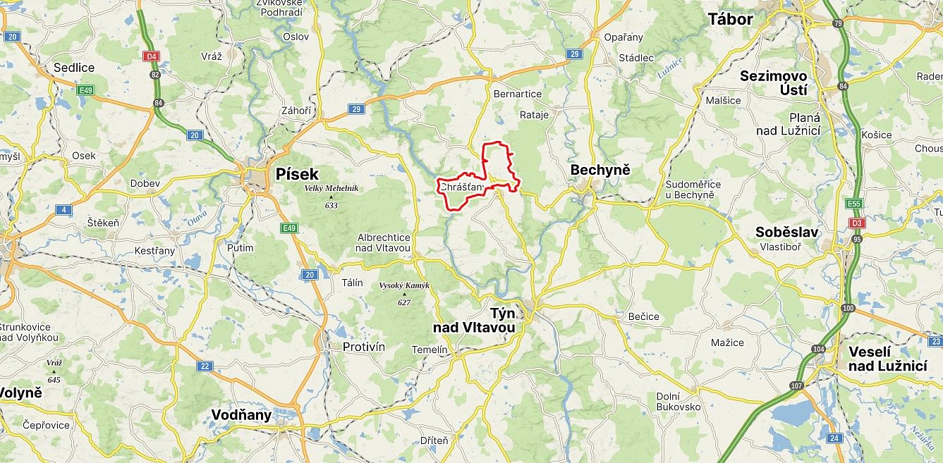 Prodej les - Dražíč, okres České Budějovice, Jihočeský kraj - 2
