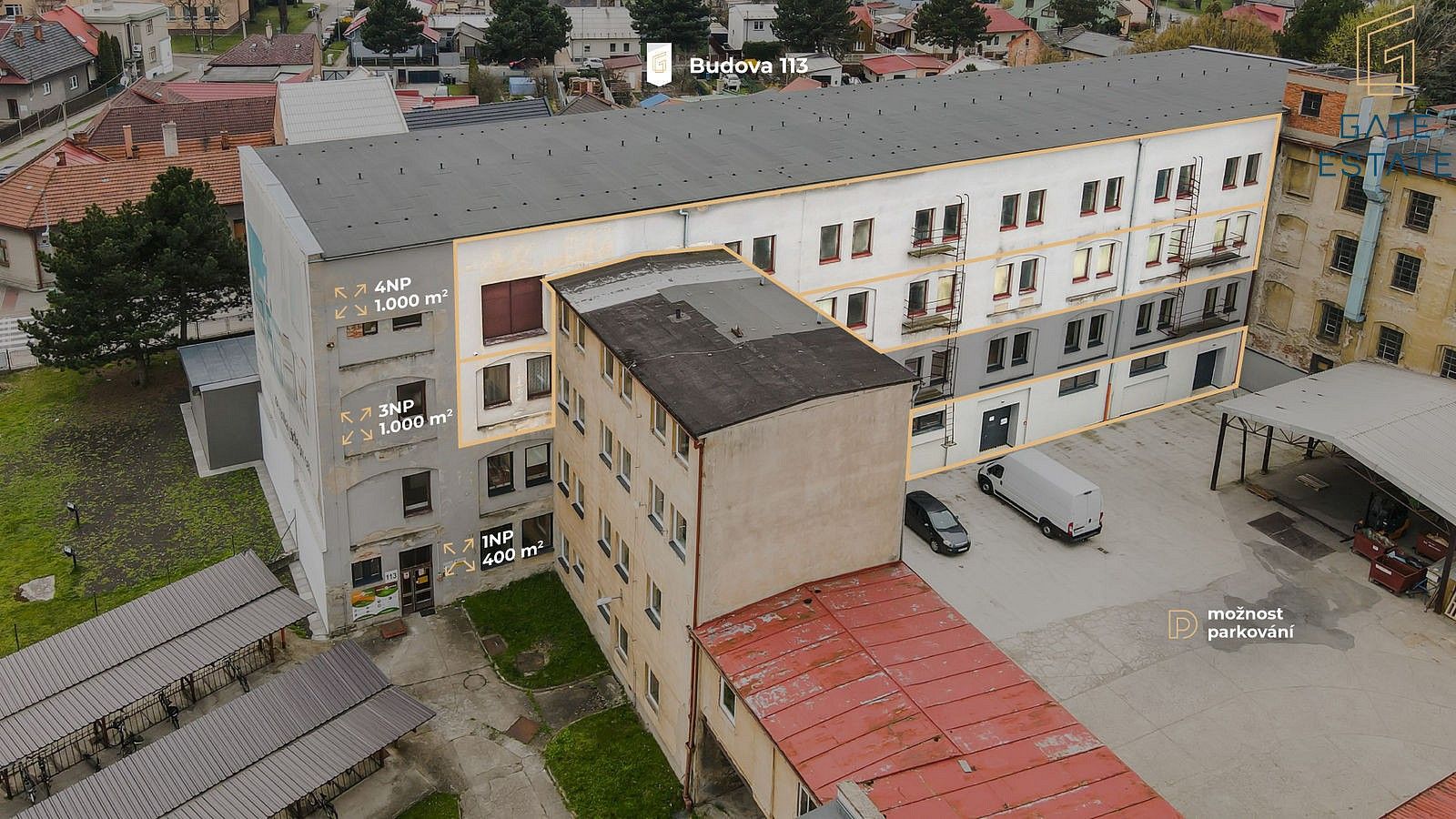 Sklad · 1 000 m² · Bystřice pod Hostýnem, okres Kroměříž, Zlínský kraj - 3