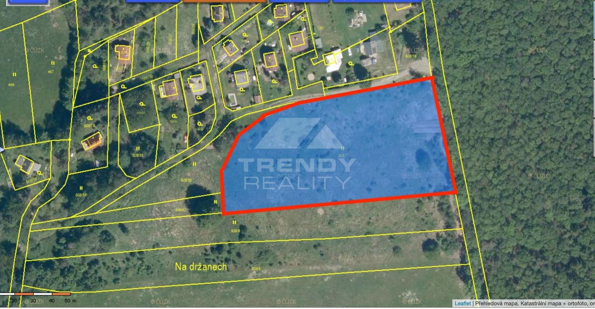 Prodej louka - Řenče, 6 528 m²