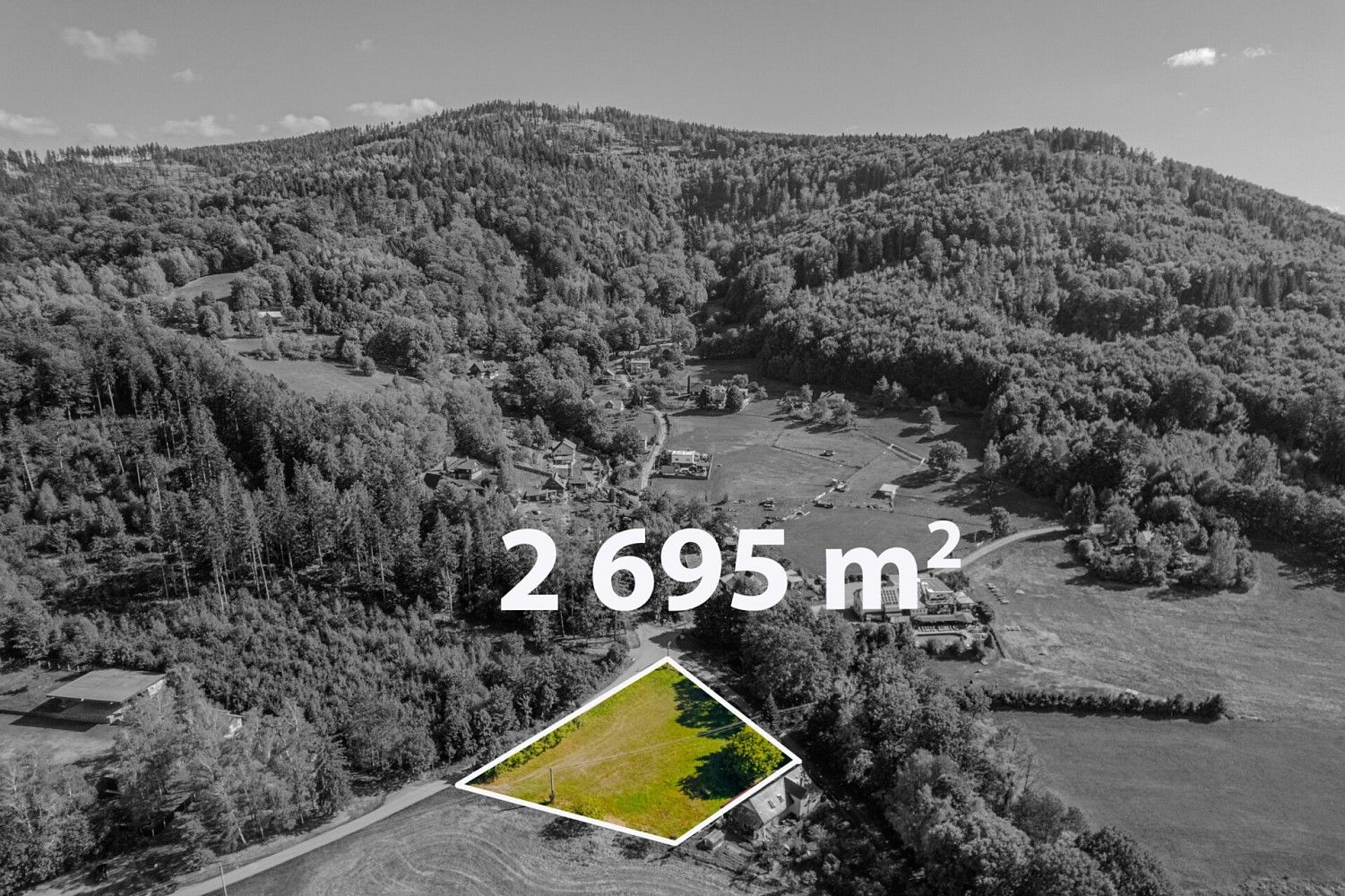 Pozemek pro bydlení · Vyšní Lhoty, okres Frýdek-Místek, Moravskoslezský kraj - 3