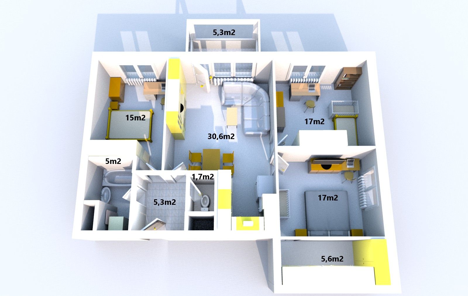 4+kk, Americká, Liberec - Liberec, Liberecký kraj, 105 m² - 2