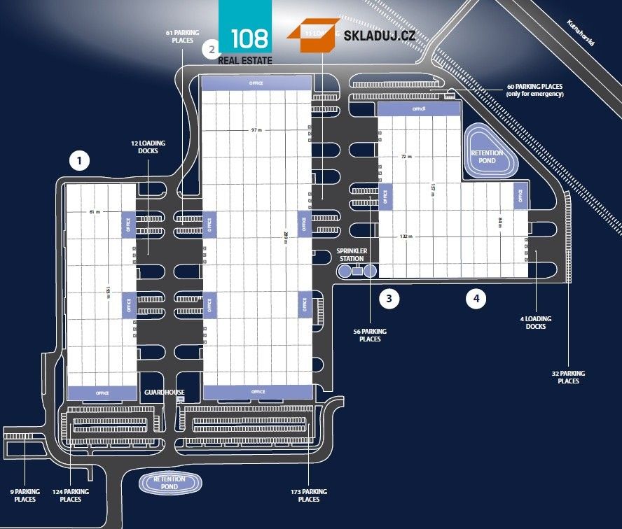 Sklad · 1 500 m² · Průmyslová, Praha - 4