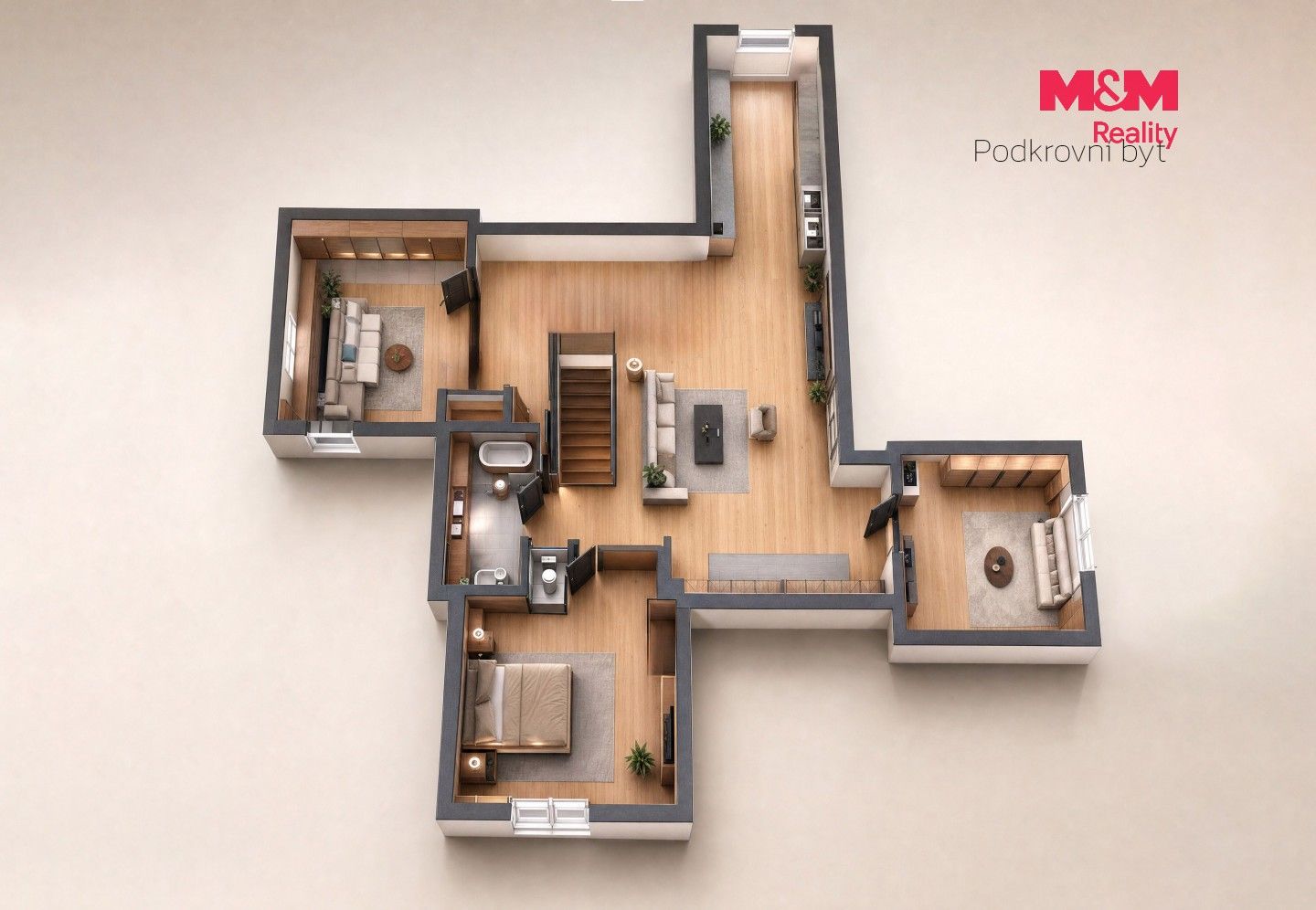 2+kk, Ruprechtická, Liberec, 100 m² - 2