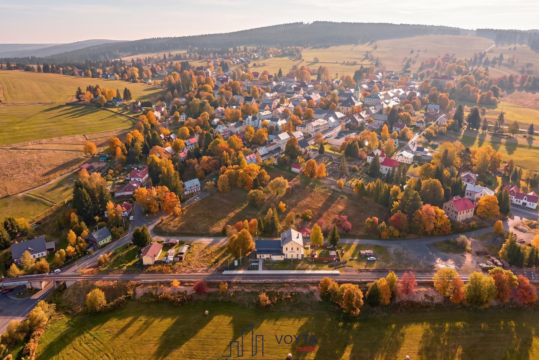Prodej komerční pozemek - Hamerská, Horní Blatná, 9 951 m² - 5