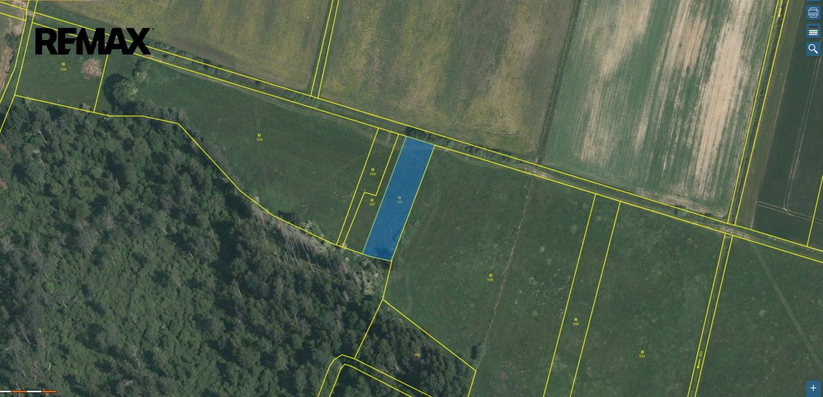 Zemědělský pozemek, 1 610 m²