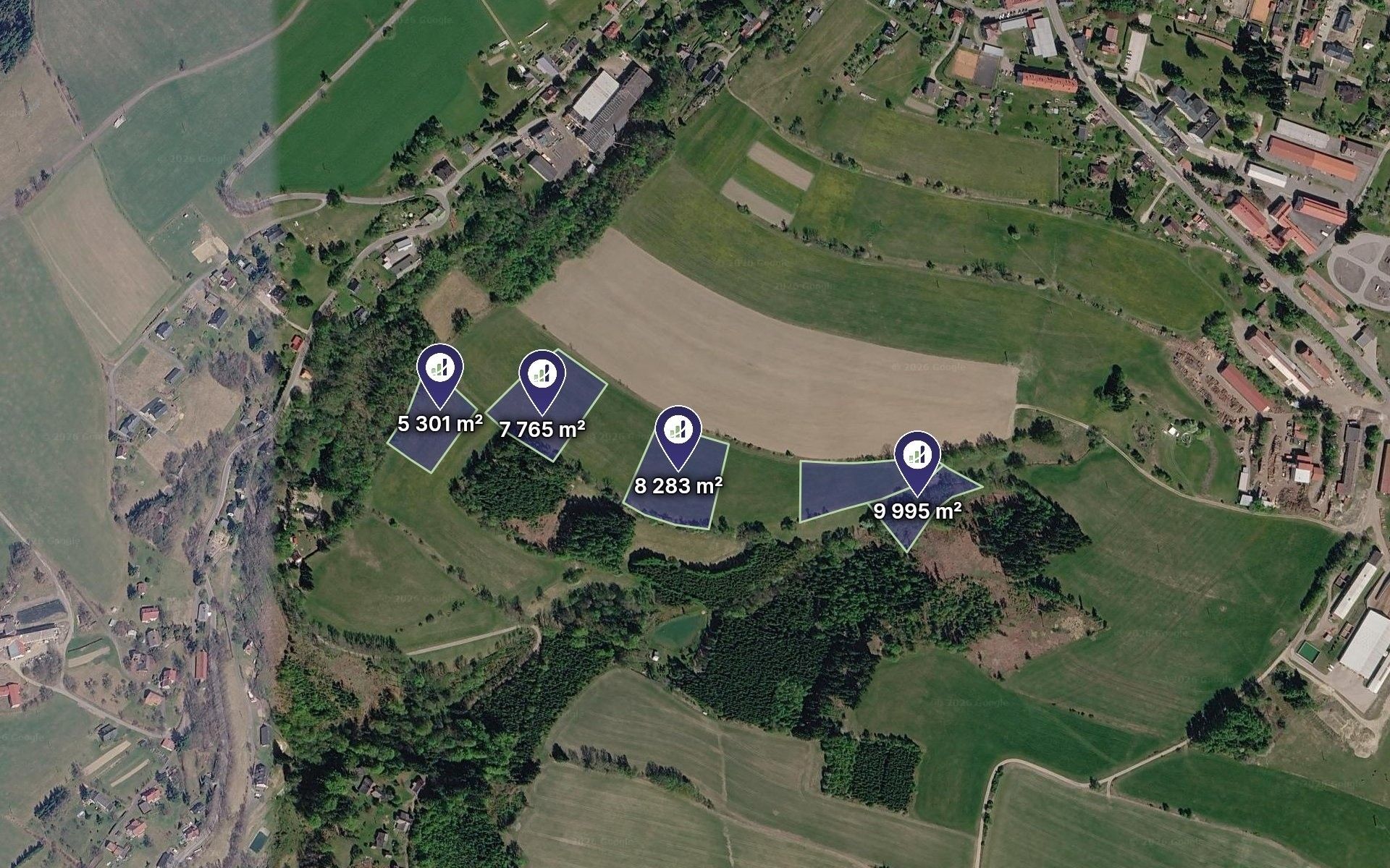 Zemědělský pozemek, 2 612 m²