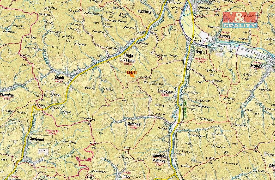 Prodej les - Lhota u Vsetína, okres Vsetín, Zlínský kraj - 5