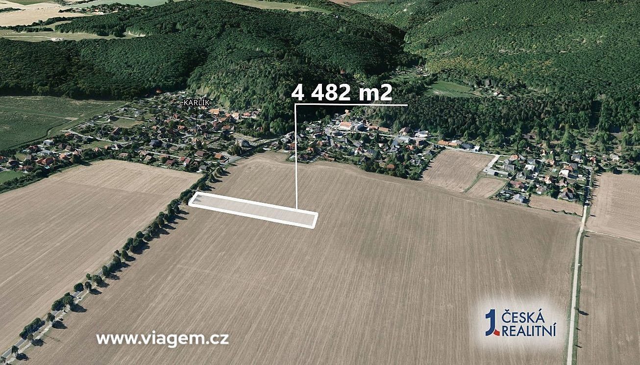 Prodej zemědělský pozemek - Karlík, okres Praha-západ, Středočeský kraj - 2