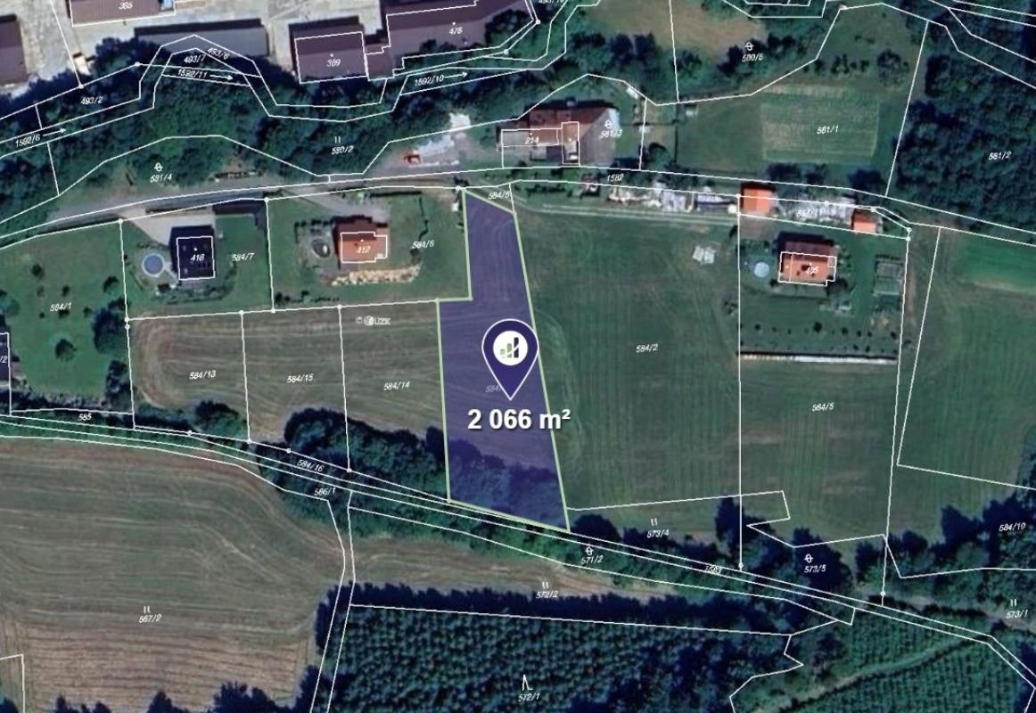 Pozemky pro bydlení, Prlov, 2 066 m²