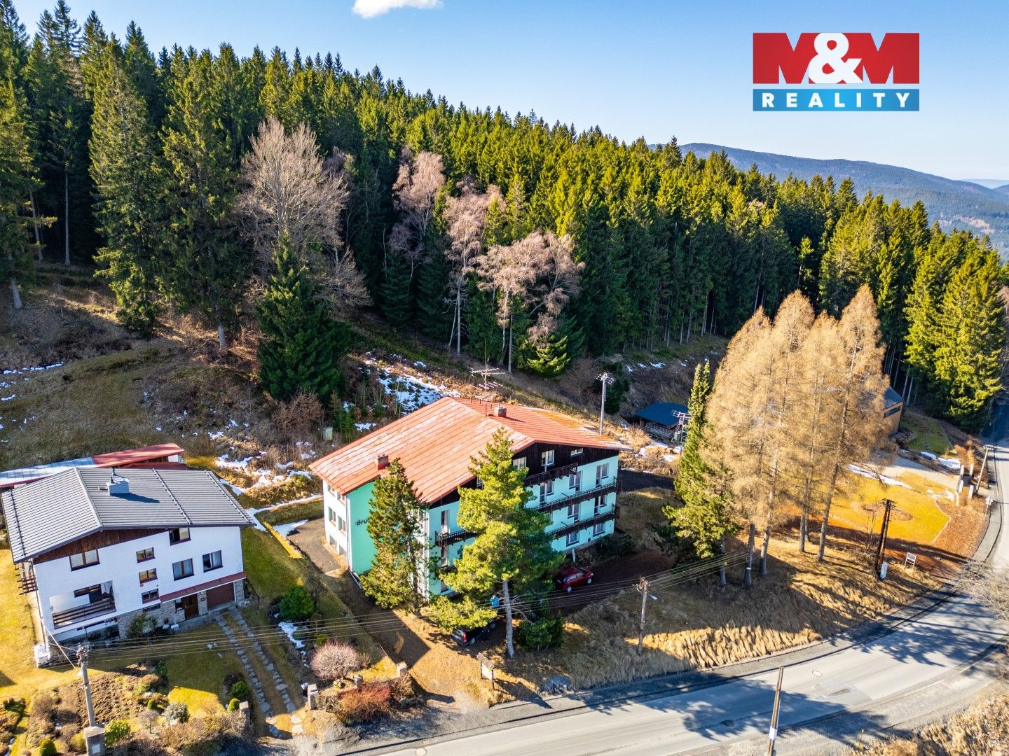 Ubytovací zařízení, Hojsova Stráž, Železná Ruda, 1 085 m²