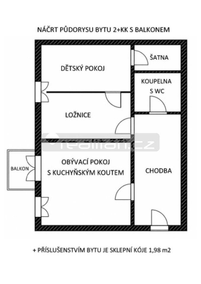 Byt 2+kk · 67 m² · Elišky Krásnohorské 1318, Plzeň Severní Předměstí - 3