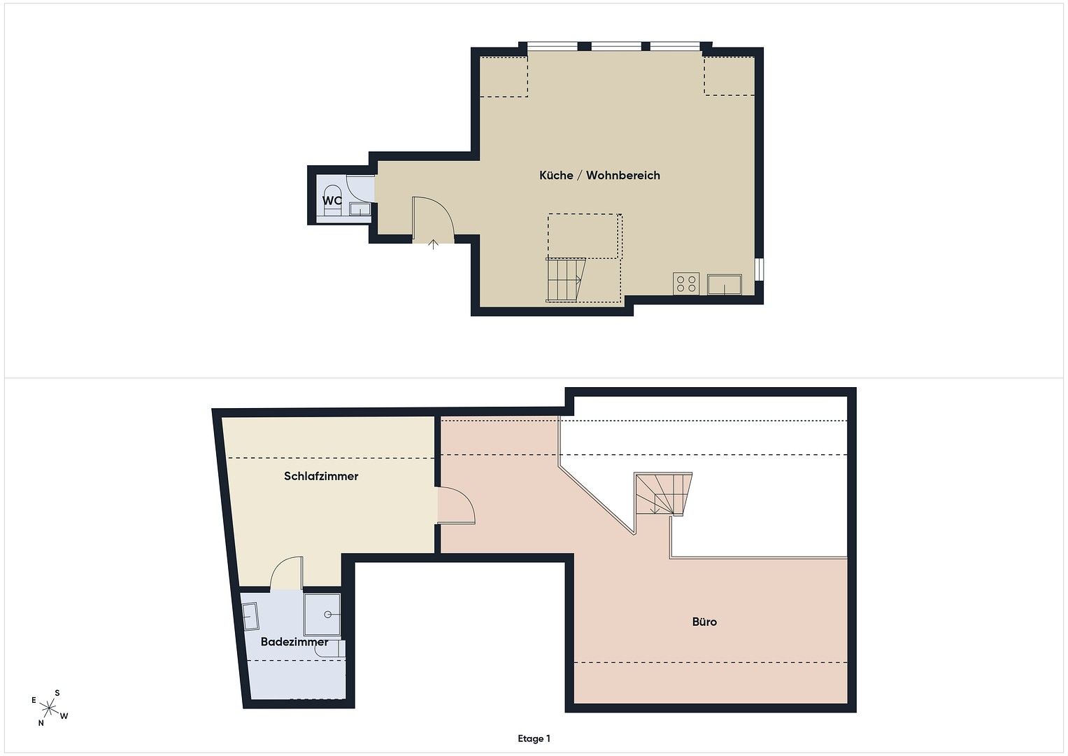 2+kk, Münsterplatz 5, , Bádensko-Württembersko, 80 m² - 1