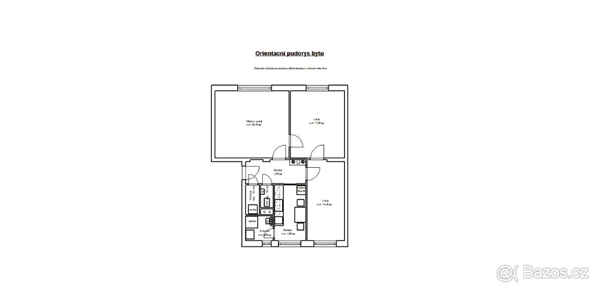 3+1, Opava, 746 01, 73,8 m² - 1